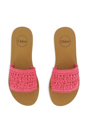 sandali Rosette a punta aperta CHLOÉ KIDS | C2088646S